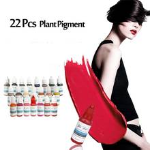 22 color eyebrow micro paint pigment permanent makeup eyebrows permanent lipstick tattoo ink set beauty tattoo paint pigment kit 2024 - buy cheap