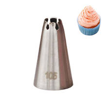 Bico de confeiteiro de aço inoxidável, bico de decoração para bolos, cupcakes e cupcakes, para festas, kh077 2024 - compre barato