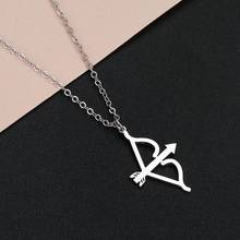 Todorova Women Necklace Classic Cupid Bow and Arrow Archer Pendant Necklace Archery Charm Necklace Stainless Steel Jewelry 2024 - buy cheap