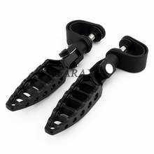 Motorcycle 45 Degrees Highway 1”-1.25” Foot Pegs Engine Guard Footpegs with Clamps For Harley Touring Electra Glide Softail Dyna 2024 - buy cheap