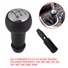 5 Speed Gear Shift Knob Handle Stick For CITROEN C2 C3 C4 SAXO XSARA PICASSO PEUGEOT 106 206 306 107 207 307 407 308 2008 3008 2024 - buy cheap