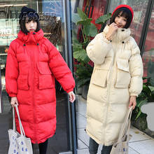 2019 inverno mulheres jaqueta de pluma solta roupa de exterior para escritório senhoras parkas 2024 - compre barato