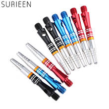SURIEEN 3 Pcs /Lot Aluminum Dart Shafts 40mm 2BA Thread 360 Degree Rotating Dart Shaft Darts Accessories 3 Colors Red Blue Black 2024 - buy cheap
