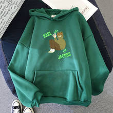Sonho merch hoodie karl jacobs sweatshirts masculino feminino pulôver harajuku streetwear moda casual roupas de grandes dimensões preto 2024 - compre barato