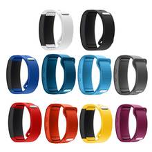 Сменный наручный ремешок для смарт-часов Samsung Gear Fit 2 Pro/SM-R360 силиконовый ремешок для наручных часов 2024 - купить недорого