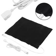 5V USB Electric Black Cloth Heater Pad Mat Heating Element for Shoulder Back Pet Bed Belt Warmer 50C Hot Mayitr 2024 - buy cheap