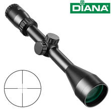 Diana 4-12x50 hd caça escopos 1/4 moa rifle scope sistema óptico claro ao amanhecer escuro riflescope vista 2024 - compre barato