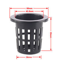 100pcs 43mm Hydroponic Basket Garden Vegetable Soilless Grow Net Pot Multi-Size Aeroponics Plastic Planting Mesh Pots 2024 - buy cheap