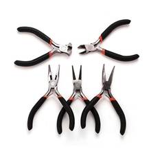 Dreamburgh 5pcs Mini DIY Jewelry Making Pliers Set Beading Wire Wrapping Round Flat Long Bent Nose Plier Cutter Craft Tool Kit 2024 - buy cheap