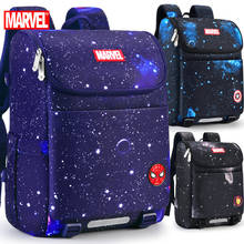Original Marvel Spider-Man Captain America School Bag Boys Children Backpack Travel Backpacks for School Teenagers Girls 2024 - buy cheap