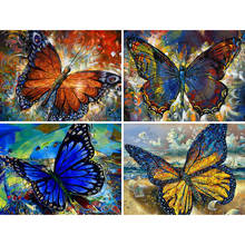 DIY 5D Diamond Painting Animal Butterfly Cross Stitch Kit Full Drill Diamond Embroidery Mosaic Picture of Rhinestones Home Decor 2024 - buy cheap