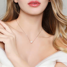 YUN RUO-collar de perlas redondas chapadas en oro rosa para mujer, de acero de titanio, regalo de cumpleaños de joyería fina, Envío Gratis, nunca se decolora 2024 - compra barato