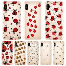 Phone Case For Xiaomi Redmi S2 6A 5 Plus 4A Silicone Bee Back Cover For Xiaomi Pocophone F1 Redmi Note 4 4X 5 5A 6 Pro Prime 2024 - buy cheap