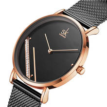 SYNOKE Rose Gold Diamond Women Watches Girl Clock Waterproof Wristwatch Steel Belt Japanese Movement Watch Gift reloj mujer 2024 - buy cheap