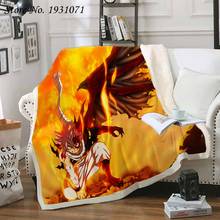 Anime FAIRY TAIL 3D Printed Fleece Blanket for Beds Thick Quilt Fashion Bedspread Sherpa Throw Blanket Adults Kids 16 2024 - buy cheap