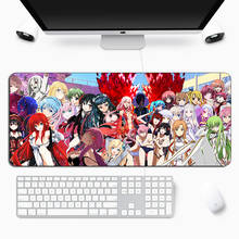 Gaming Mouse Pad Anime Large Locking Edge Otaku XL Mousepad Gamer Rubber Rem Zoro For LOL Keyboard Laptop Computer Desk Mat 2024 - buy cheap