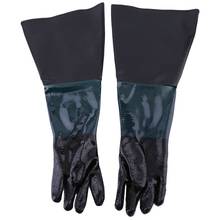 1 par de guantes de repuesto de chorro de arena de protección resistente y resistente de 600MM para el trabajo de gabinete de chorro de arena 2024 - compra barato