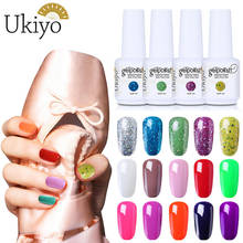 Ukiyo 15ml Nail Art Gel Nail Polish Soak Off UV LED Glitter Gel Varnish Semi Permanent Enamel Lucky Lacquer Gel Polish Gellak 2024 - buy cheap