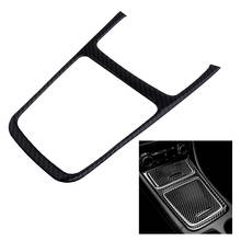 Carbon Fiber Center Console Gear Shift Frame Trim Panel Fit for Mercedes Benz A GLA CLA Class 2015 2016 2017 2024 - buy cheap