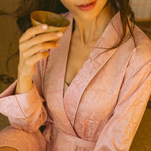 Camisola de cetim feminina, roupão de casamento, damas de honra, kimono, roupa de dormir solta rayon, lingerie íntima para mulheres 2024 - compre barato