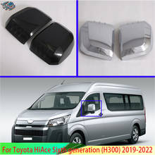 For Toyota HiAce Sixth generation (H300) 2019-2022 Car Accessories Door Side Mirror Cover Trim Rear View Cap Overlay Molding 2024 - buy cheap