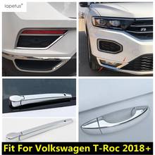 Kit de accesorios de reacondicionamiento Exterior para Volkswagen t-roc T Roc 2018-2020, luces antiniebla traseras/limpiaparabrisas, cubierta embellecedora de decoración, ABS cromado 2024 - compra barato