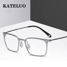 KATELUO Computer Goggles Anti Blue Laser Ray Fatigue Radiation-resistant Square Glasses Eyeglasses Spectacles Frame Eyewear J805 2024 - buy cheap