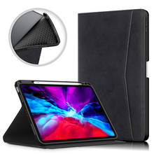 For iPad Air 4 Case with Pencil Holder Leather Soft TPU Back Cover for Funda Tablet iPad Air 4 2020 Case Cover 10.9 inch Coque 2024 - buy cheap