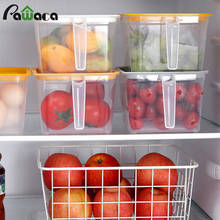 Органайзер для холодильника контейнер для хранения пищевых продуктов с ручкой крышки, многоразовый контейнер для хранения свежести на хол... 2024 - купить недорого