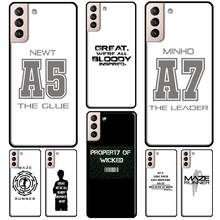 Newt Quotes The Maze Runner Phone Case For Samsung Galaxy S22 S21 Ultra Note 20 Note 10 S8 S9 S10 Plus S20 FE Coque 2024 - buy cheap