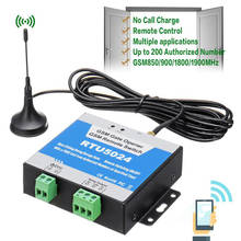 Interruptor de relé de apertura de puerta RTU5024 GSM, Control remoto inalámbrico, acceso de puerta, antena larga, llamada gratis, abridor de puerta 850/900/1800/1900MHz 2024 - compra barato