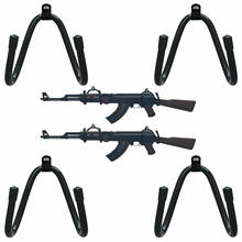 Estante de pared para Rifle, soporte de pared para Rifle, pantalla de pared, almacenamiento, 4 unidades 2024 - compra barato