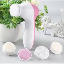 Five Brush Heads 5 in 1 Set Electric Facial Cleanser Wash Face Cleaning Machine Skin Pore Cleaner Body Cleansing Massage Brush 2024 - buy cheap
