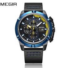 MEGIR Men Quartz Sport Watch Relogio Masculino Chronograph Military Army Watches Clock Men Top Brand Luxury Creative Watch Men 2024 - buy cheap