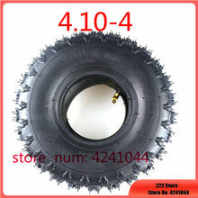 High quality tires 4.10/3.50-4 410/350-4 ATV Quad Go Kart 47cc 49cc Chunky 4.10-4 Tires inner tube Fit All Models 3.50-4 4" 2024 - buy cheap