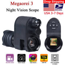 Megaorei3 Digital Night Vision Rifle Scope Optical Sight Tactical Hunting Night Vision Monocular Camera Can Take Photo and Video 2024 - buy cheap