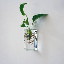 Rectangle Hanging Glass Flower Vase Bottle Hydroponic Terrarium Container 2024 - buy cheap