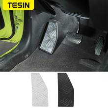 Tesin pedal decorativo para suzuki jimny jb74, acessório decorativo para pedal do pé esquerdo do carro 2019 2020 2024 - compre barato