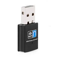 Mini USB wireless bluetooth 300mbps network card wifi adapter receiver 2.4 g bluetooth 4.0 laptop network card transmitter 2024 - compre barato