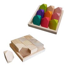 Wooden Building Blocks Eudcational Stacking Blocks Toys for Kids 2024 - buy cheap