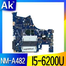 High quality New BMWQ1/BMWQ2 NM-A482 For Lenovo Ideapad 300-14isk Motherboard SR2EY I5-6200U 2.2 GHz DDR3L 100% Fully Tested 2024 - купить недорого