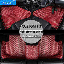 RKAC For right hand drive Custom car floor mats for Mercedes Benz  E class GLA GLE S500 GLK A160 180 B200 c200 c300 car 2024 - buy cheap