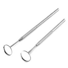 Stainless Steel Dentist Mirror Oral Teeth Care Mouth Checking Mirror Dental Tool 2024 - buy cheap