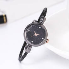 New Fashion Simple Women Watches alloy steel wire strap bracelet watch retro style small fresh student Wristwatch Gift Relogio 2024 - buy cheap