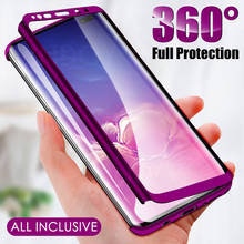 Противоударный чехол с полным покрытием 360 градусов для Samsung Galaxy S20 Ultra S10 Lite S9 S8 Plus Note 10 8 9, чехол для Samsung S7 Edge 2024 - купить недорого