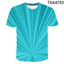 3d t camisa tridimensional vortex das mulheres dos homens crianças harajuku camiseta 3d impresso verão casual engraçado menino menina topos legal t 2024 - compre barato