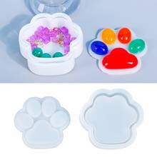 1 Set Paw Storage Box Crystal Epoxy Resin Mold Jewelry Container DIY Tools 2024 - buy cheap