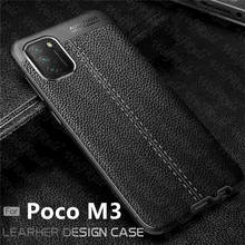 Para Capa Xiaomi Poco M3 Capa Para Poco M3 Capas Pára-choque à Prova de Choque TPU Couro Para Fundas Redmi Note 9 Pro Capa Poco X3 NFC M3 2024 - compre barato