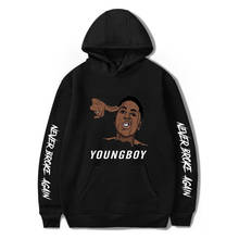 New Arrival YoungBoy Never Broke Again hoody men women Fashion Popular Sweatshirts Harajuku hoodies casual coats 2024 - buy cheap