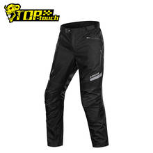 Lyschy-calça para motocicleta masculina, à prova d'água, inverno, equipamento de proteção, calça para andar de moto 2024 - compre barato